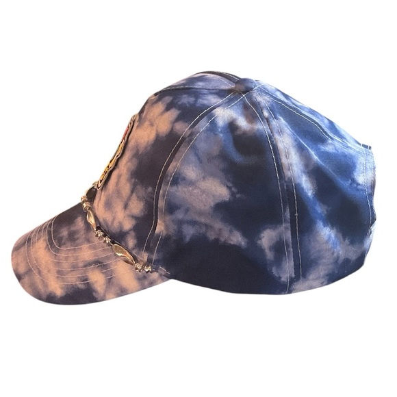 No Bad Vibes Tie Dyed Baseball Hat - Picture 6 of 7
